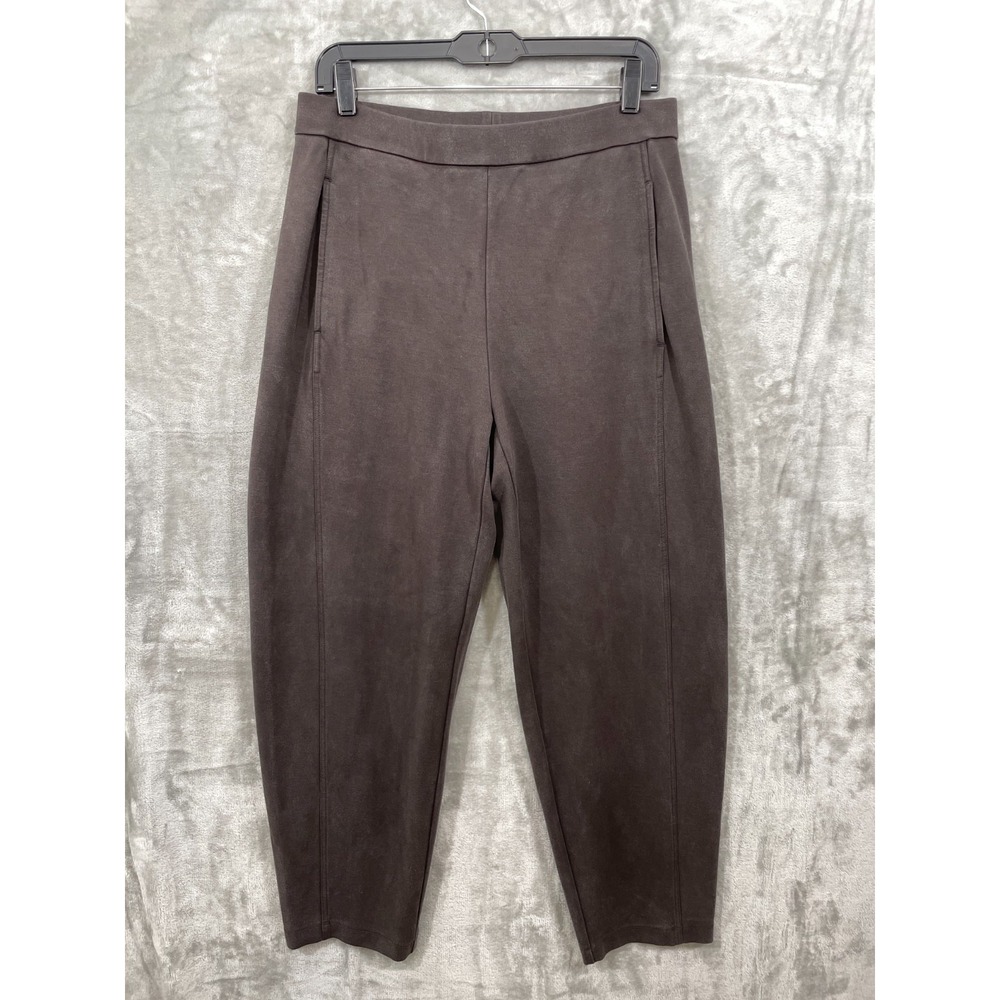 Eileen Fisher Women's Size XL Brown Washable Flex Ponte Lantern Pants